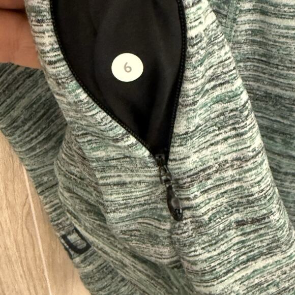 Lululemon Shirt Womens 6 Soulcycle Runderful Long Sleeve Heathered Green Top - Picture 9 of 13